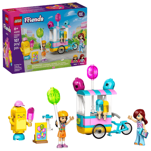 Конструктор LEGO Friends 42692 Ice Cream & Balloon Stand
