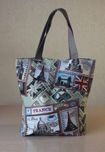 Гобеленовая сумка Путешествие (39х39х12)