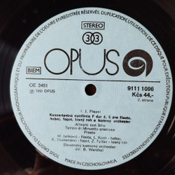 Винтажная виниловая пластинка LP J. Haydn Й. Гайдн , Ignaz Pleyel Slovak Chamber Orchestra, Bohdan Warchal Haydn, Pleyel (Чехословакия 1982)