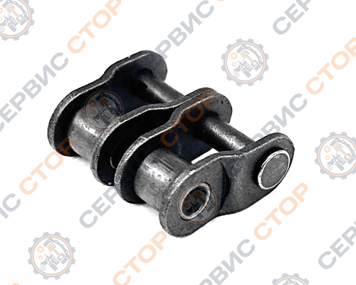 Звено (полузвено) переходное двухрядной цепи (2ПР-12,7-31,8) привода малого редуктора