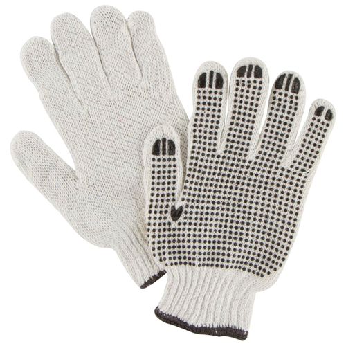 Перчатки трикотажные, антискользящие