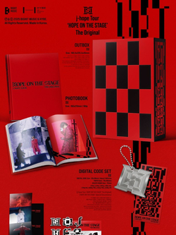 Альбом j-hope - HOPE ON THE STAGE j-hope Tour The Original + HOPE MESSAGE CARD SET