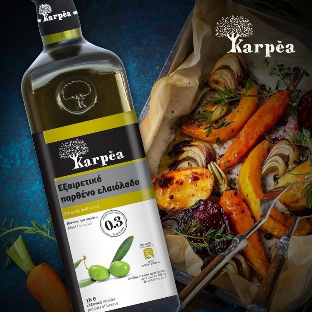 Оливковое масло Karpea 0.3 Extra Virgin 0,5 л, Греция