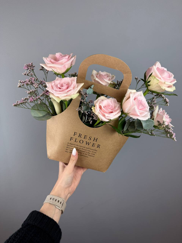 Композиция "Розовый сад"