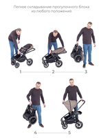 Коляска детская Rant "FLEX GRAND" PU (2в1) RA065 Koala Grey