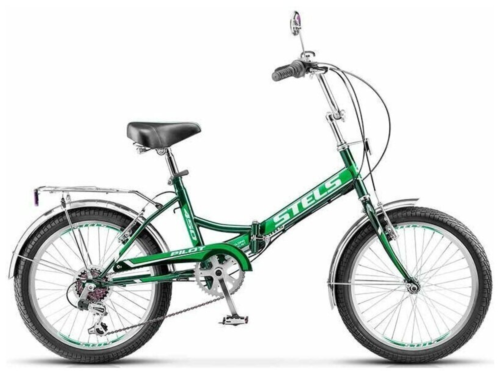 Велосипед Складной Stels Pilot 450,20" ,рама 13.5,цвет зелёный