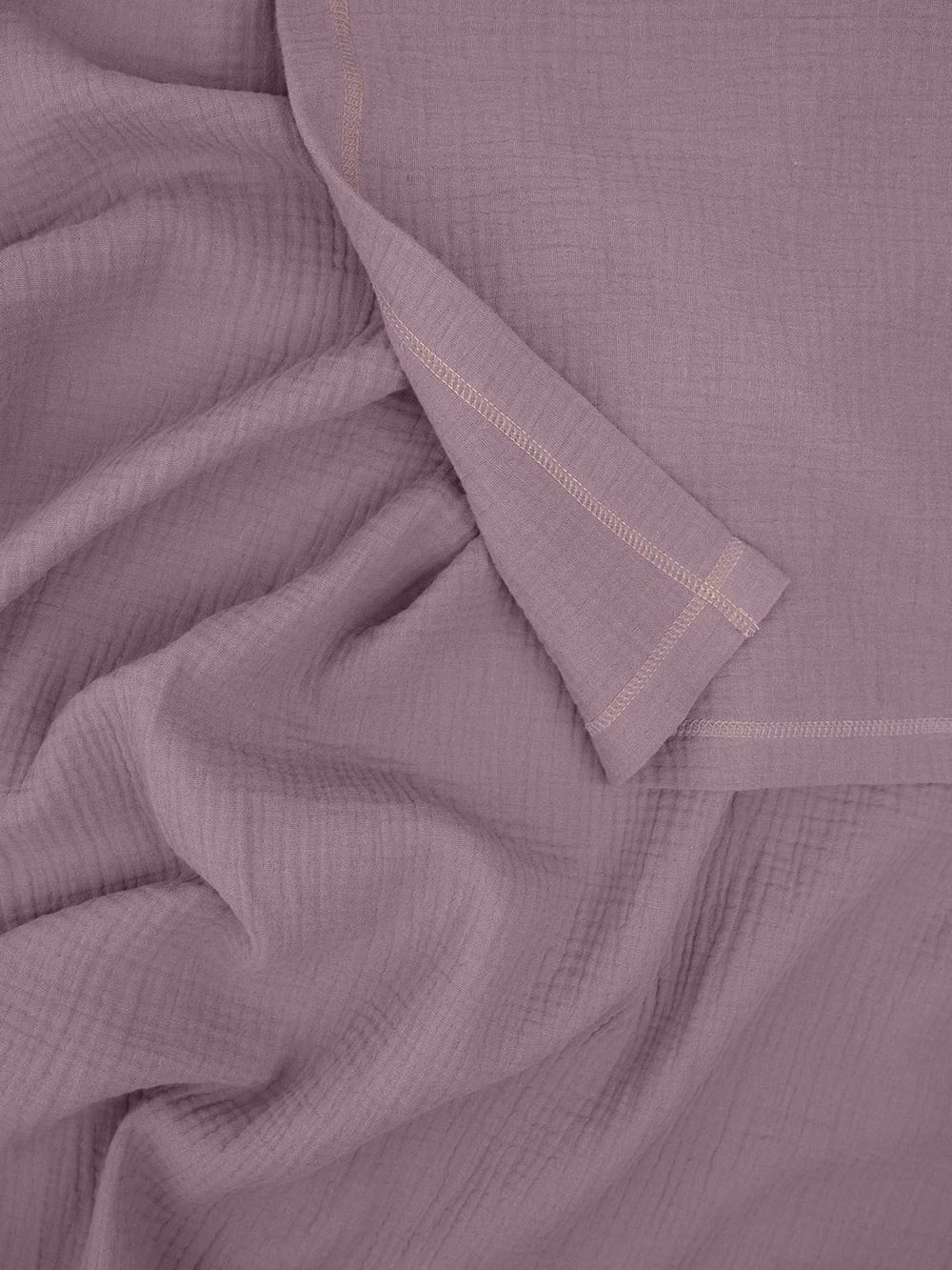 Плед-пелёнка Mjölk Violet из муслинового хлопка