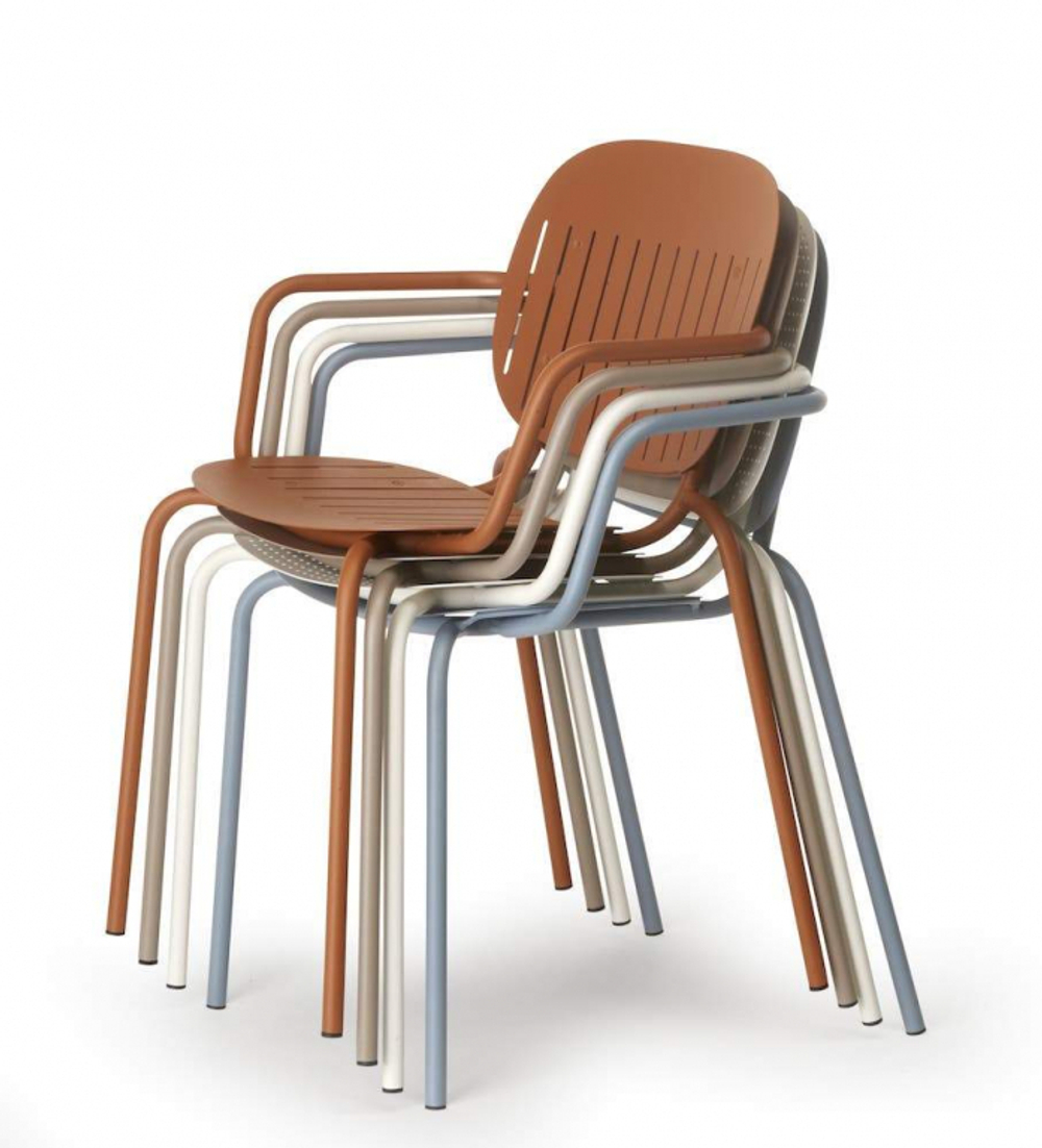 Кресло металлическое Scab Design Si-Si Barcode, оливковый