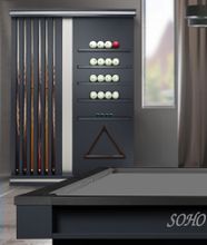 Киевница SOHO мдф/сосна (SOHO-BLACK,Manchester 45 Yellow green ш1,98м)