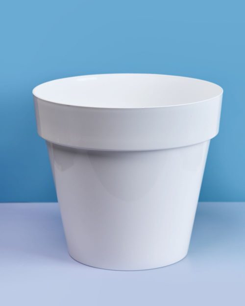 Кашпо Порто со вставкой 6,0л, цвет белый