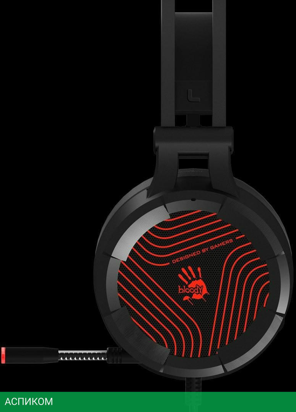 Наушники Bloody G530 черный/серый