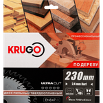 Пильный диск KRUGO 230x2,4/1,6x48Tx30mm, WA230048