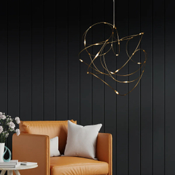 Подвесной светильник 10154P/D800 gold