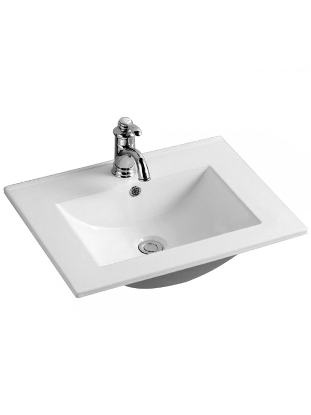 Раковина подвесная WeltWasser WW DEILBACH 7506- 60 600х470х180