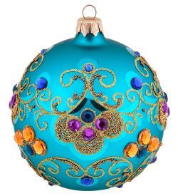 Элита НФШ-1692 Ел.украшение Шар «Самоцветы» 100 мм