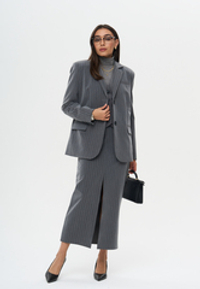 Жакет в полоску