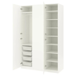 Гардероб - IKEA PAX/FORSAND/ПАКС/ФОРСАНД ИКЕА, 150x60x236 см, белый