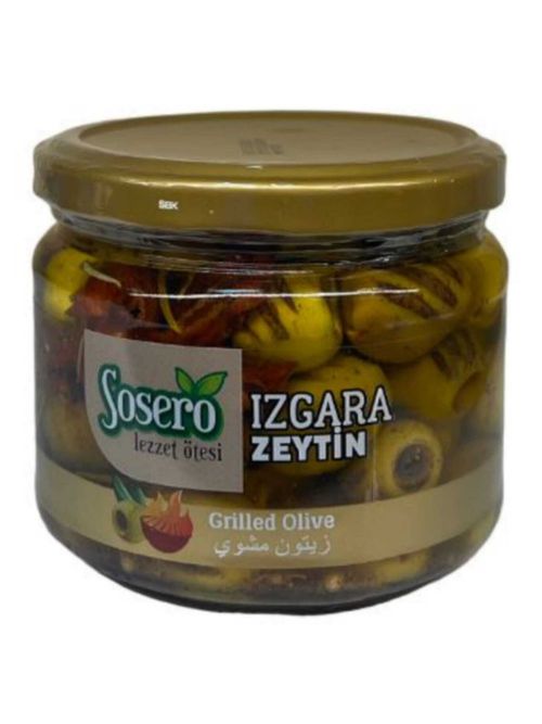 Оливки зеленые Sosero на гриле, 290 г