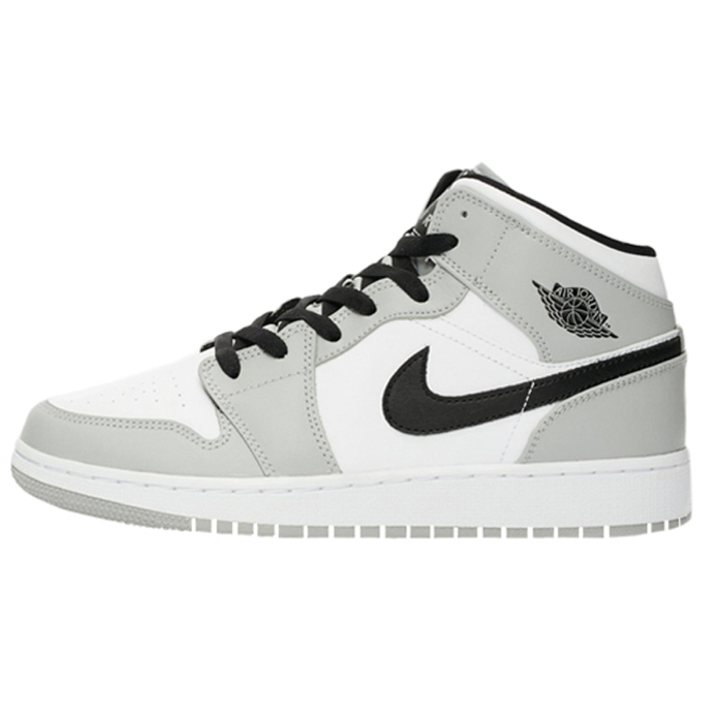 Кроссовки Air Jordan 1 Mid GS Light Smoke Grey