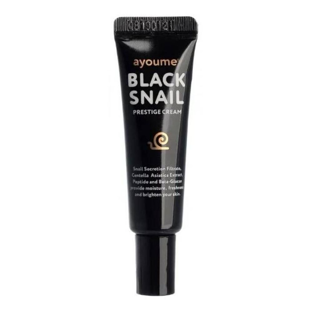 Крем для лица c муцином черной улитки Ayoume Black Snail 90% Prestige Cream 8мл