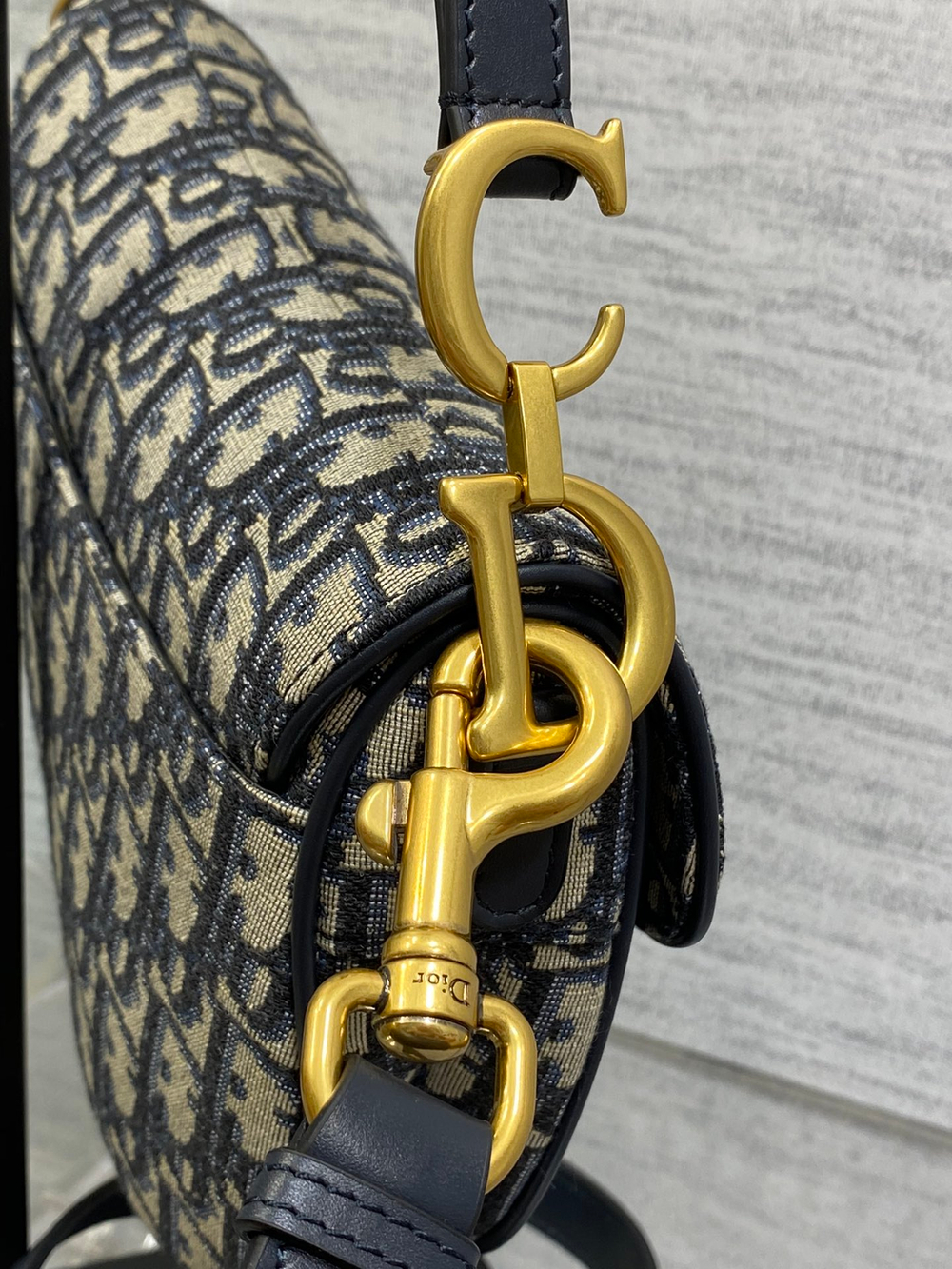 Christian Dior Small Saddle Bag with Strap