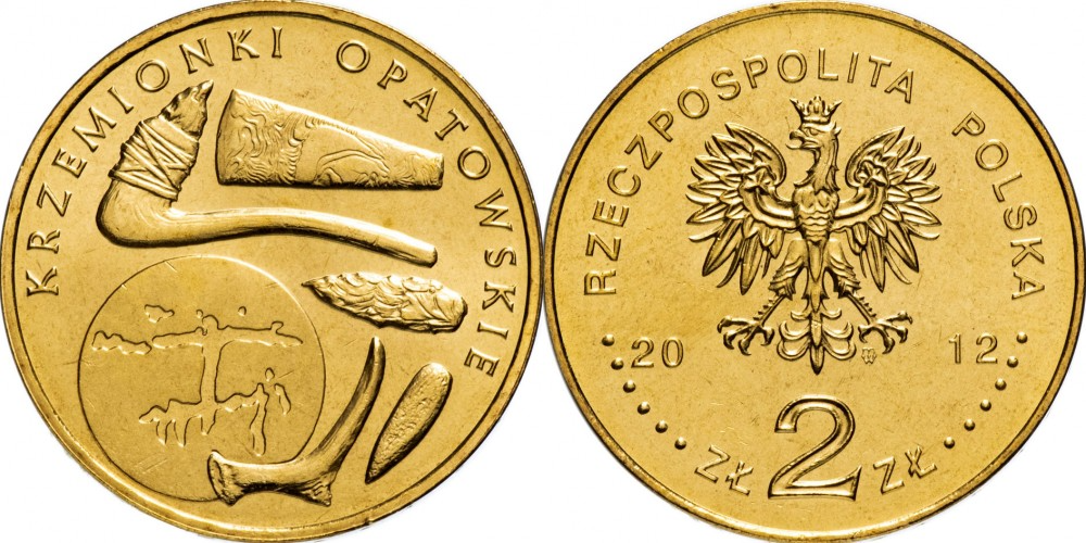 Польша 2 злотых, 2012 Памятники Польши - Кшемёнки-Опатовские
