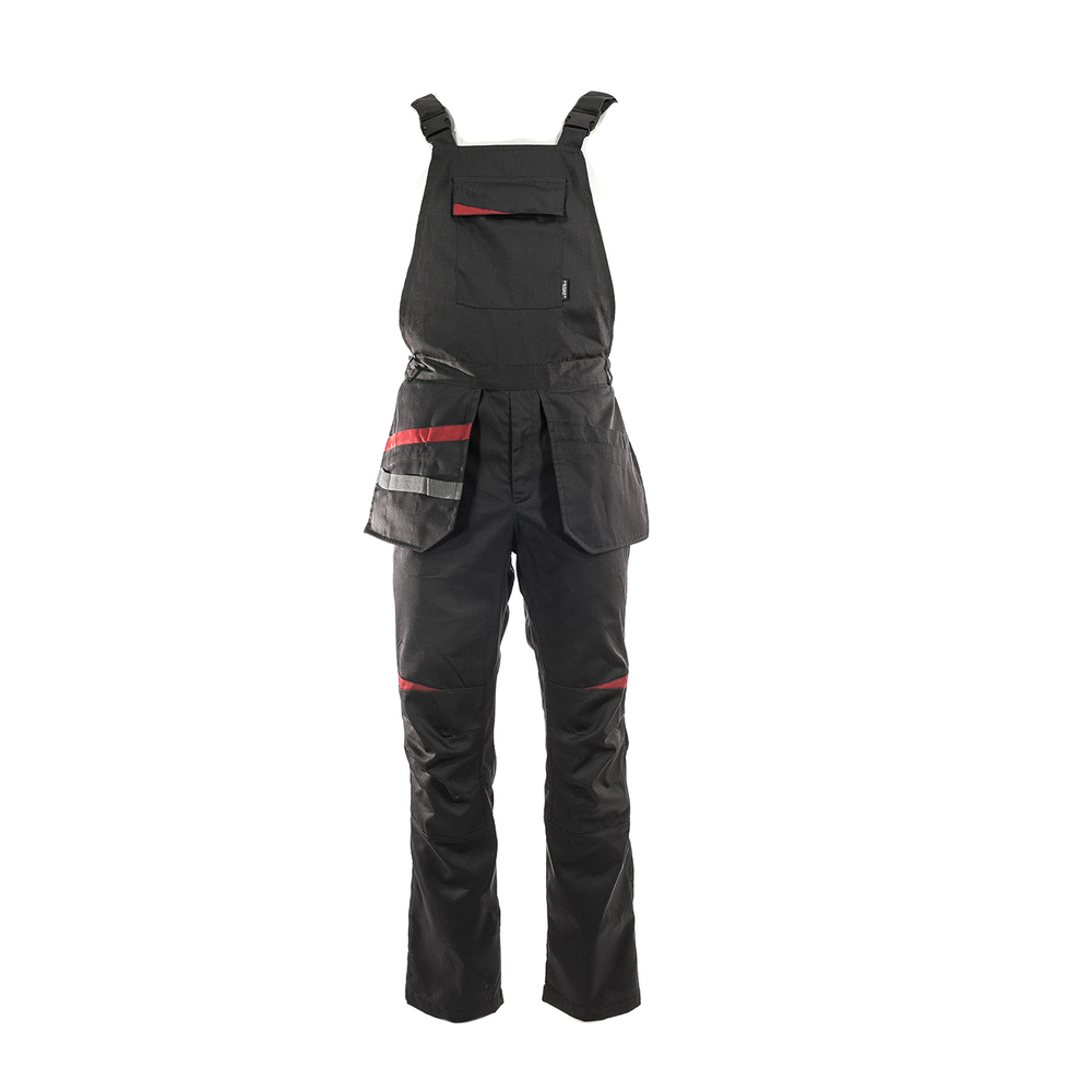 Полукомбинезон рабочий ХАРОН темно-серый/красный