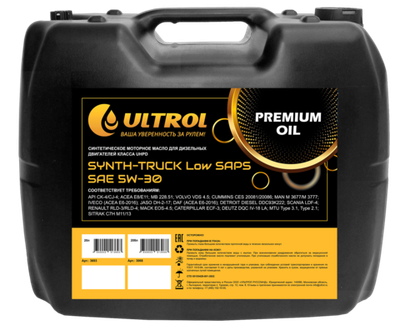Cинтетическое моторное масло ULTROL SYNTH-TRUCK Low SAPS 5W-30