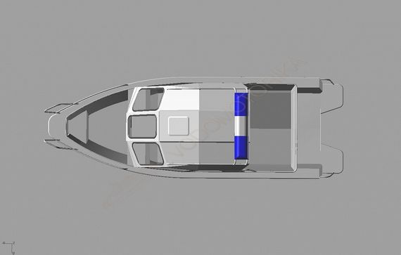 Алюминиевая моторная лодка RusBoat 65R