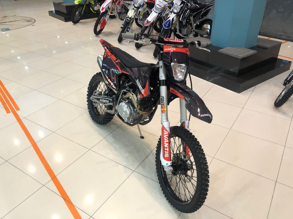 Мотоцикл Avantis Enduro 250 FA 21/18 (ZS172FMM, возд.охл.) 2020 Черный (К)