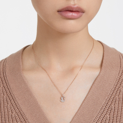ICONIC SWAN:PEND XXS PENDANT WHI/ROS