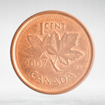 Canada, 1 Cent, 2007 – Elizabeth II (Fourth Portrait), AU