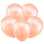 Шар (12"/30 см) Розовое золото, Метал 50 шт.