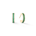 Серьги Coeur de Lion Dark Green-Gold 0127/21-0549