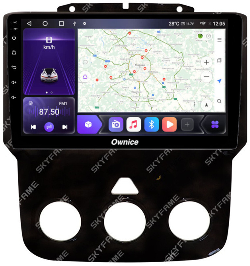 Магнитола для Dodge Ram 1500 2013-2018 - Carmedia SF-9159 QLed, Android 12, TS10, CarPlay, 4G SIM-слот