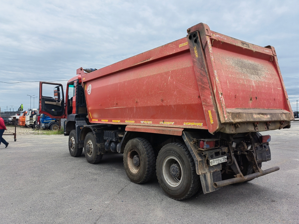 Бецема БЦМ-59 на шасси MAN TGS 8x8 Самосвал БЦМ-59 	(Дизельный, 12,4 л, 480 л.с., МТ)