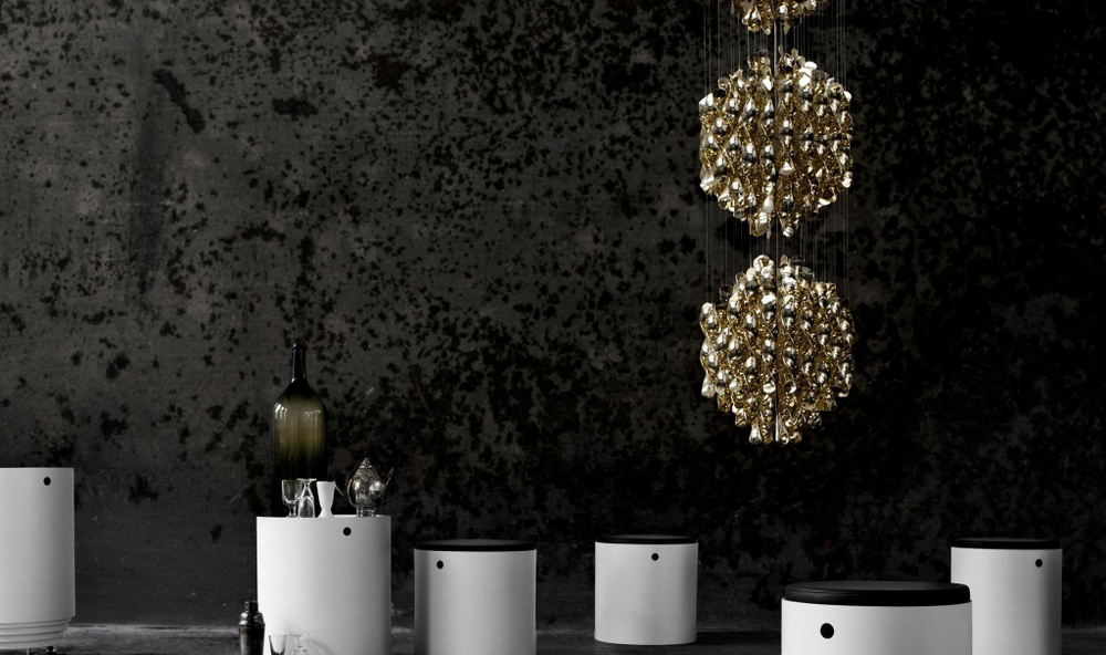 Pendant design lamp  Spiral SP03 by Verpan Panton (Silver)