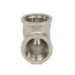 Тройник латунь никель переходной Ду 20х20х15 (3/4"х3/4"х1/2") ВР/ВР/НР VALFEX VF.134.N.034.034.012