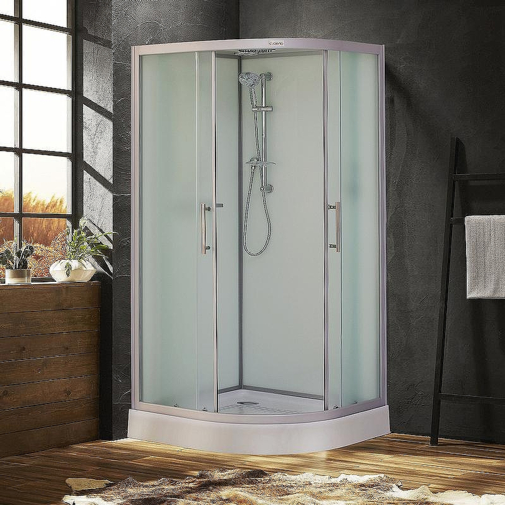 Душевая кабина Esbano (Эсбано) EST-100CR, с низким поддоном, 100х100х210