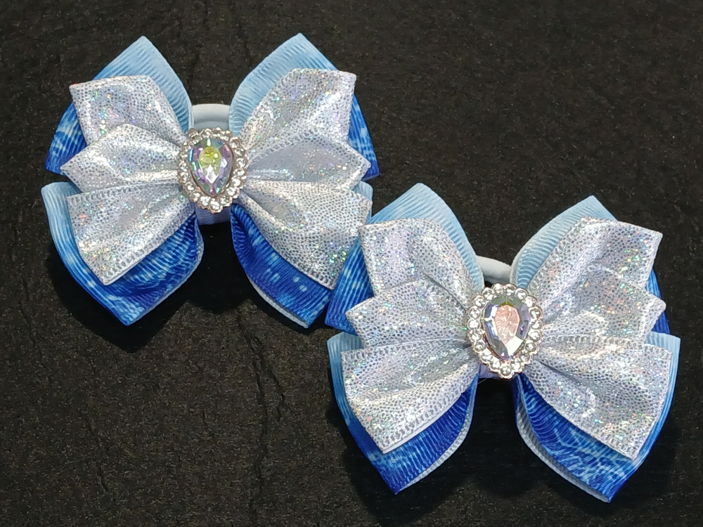 Бант 0048-25-1 Снежинка