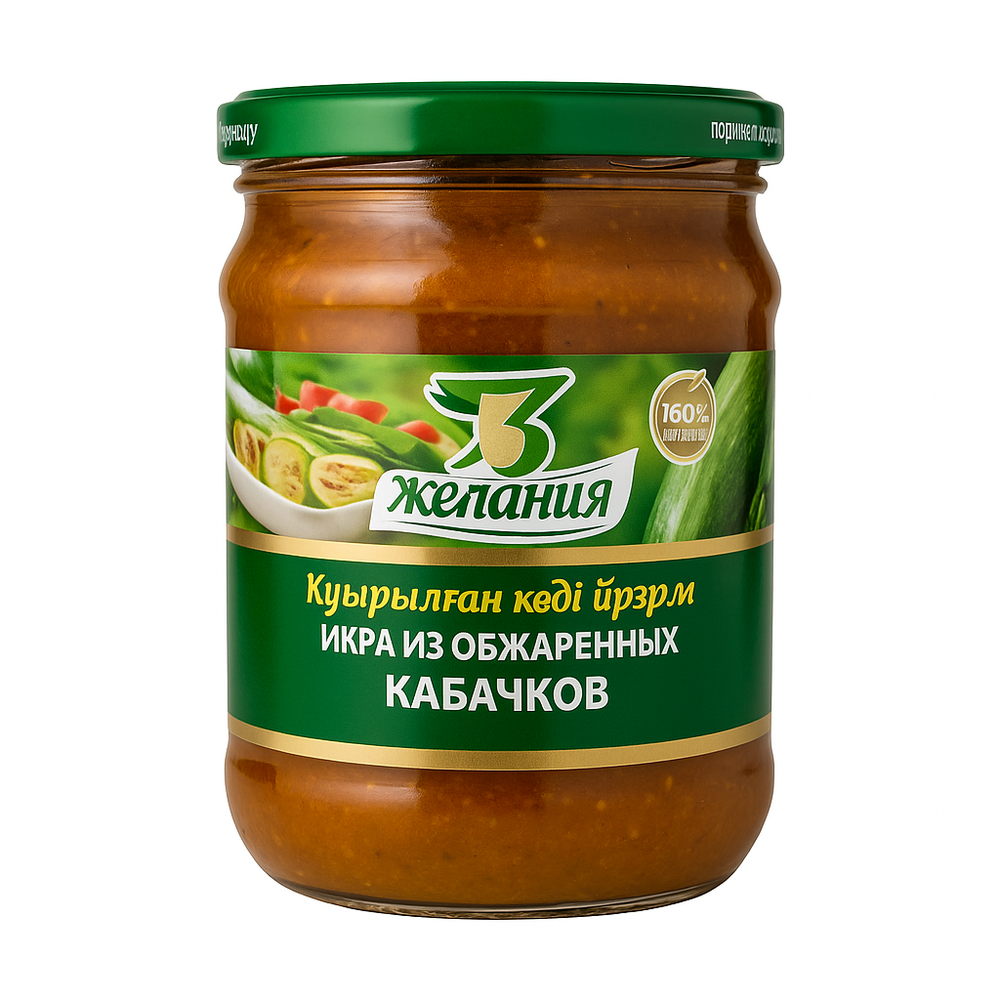 Икра из кабачков 3 желания 510 гр