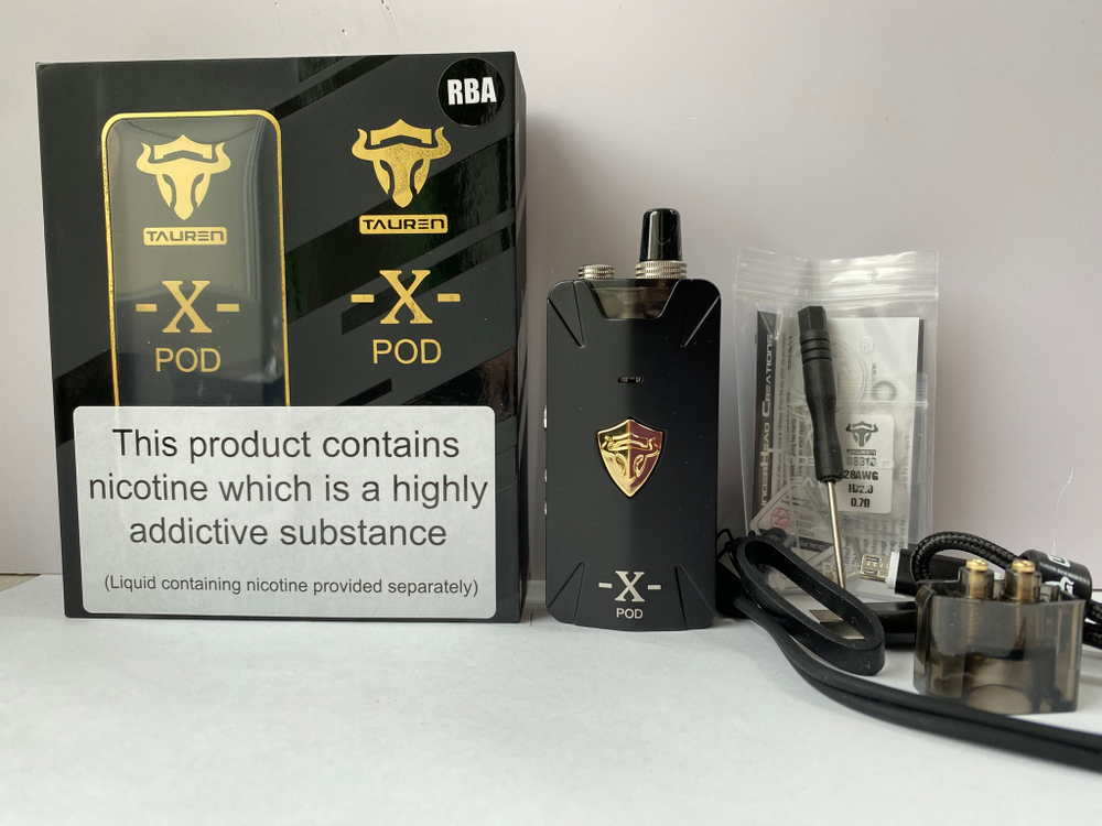 Набор Tauren X Pod Kit by THC 1000mAh 2мл RBA версия