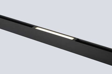 Светильник трековый 220V 12W 4000K CLT 0.35 001 12W BL M4000K черный SPACE 220 Crystal Lux