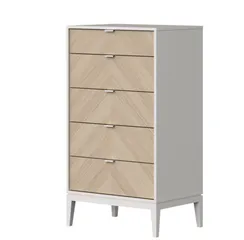Комод Fjord 5 ящиков 116х55 см (белый)