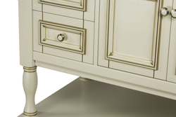 Тумба EDEN 105 арт. TS-8003-CR Правая Ивори с золотом