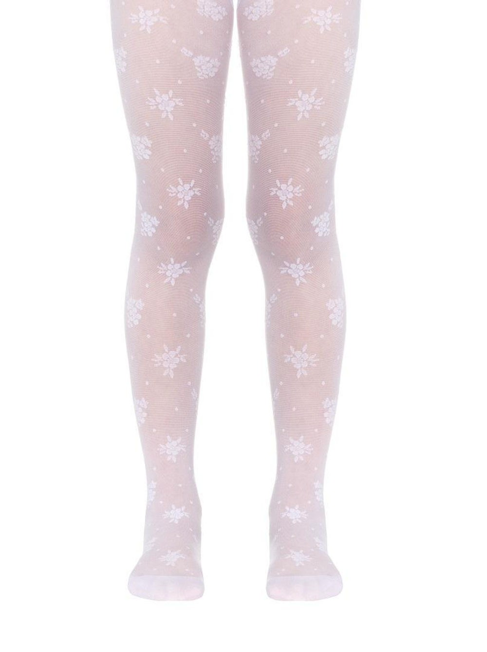 Колготки для девочек LUCIA 128р bianco (Conte), 1 шт.