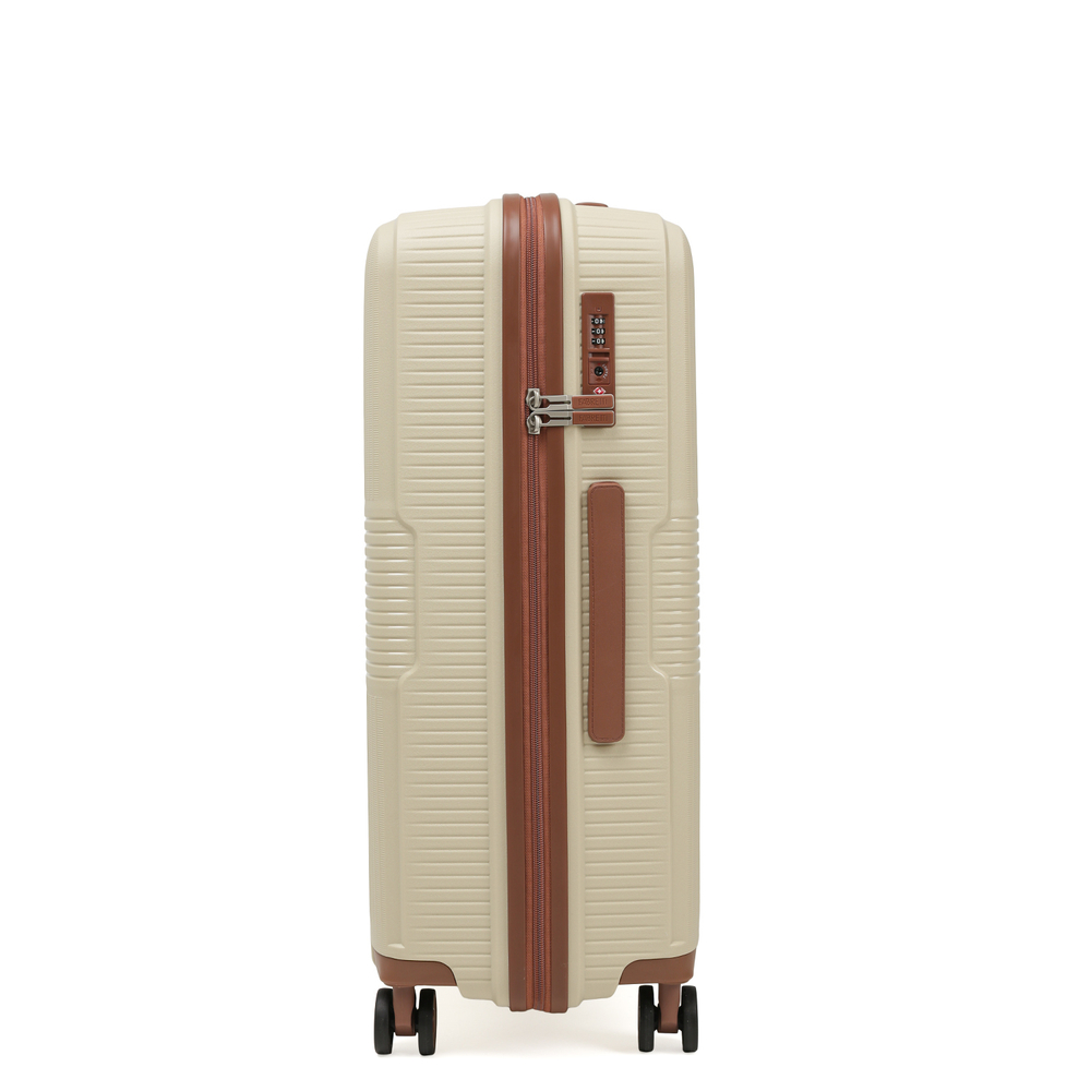 Чемодан средний (М) полипропилен "Fabretti"