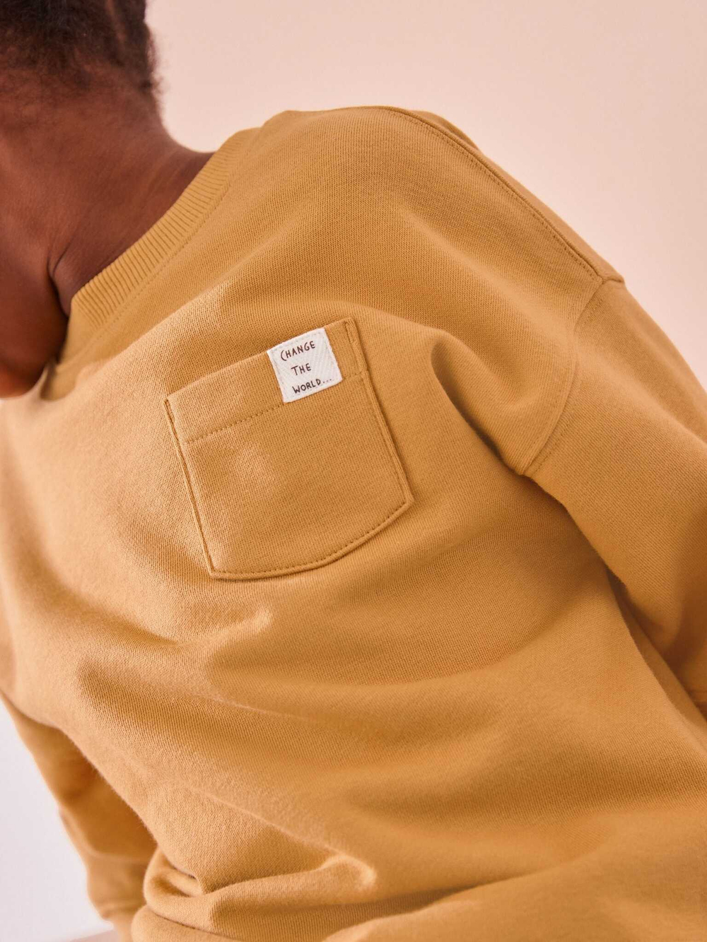 Лонгслив и легинсы в комплекте для мальчика Next B54-393, 2 шт., Серый, Горчичный