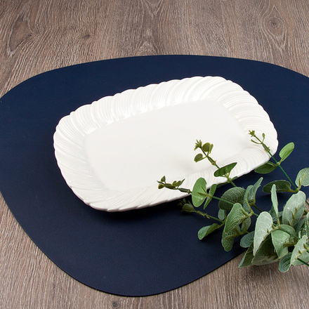 Блюдо сервировочное " " 25*18*2см. (min6) (фарфор) (транспортная упаковка)