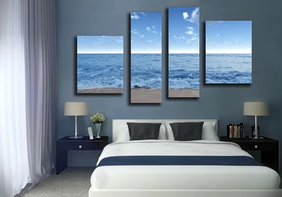 Модульная картина "Морские волны"